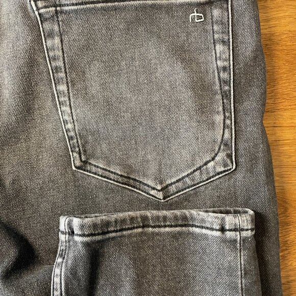 Rag & Bone Fit 2 Slim Jeans - Gray Wash - 32x32 - Picture 7 of 10